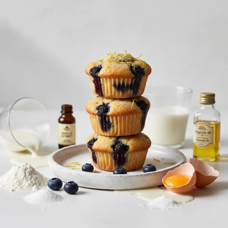 Pp Easy Blueberry Muffins Yuzu