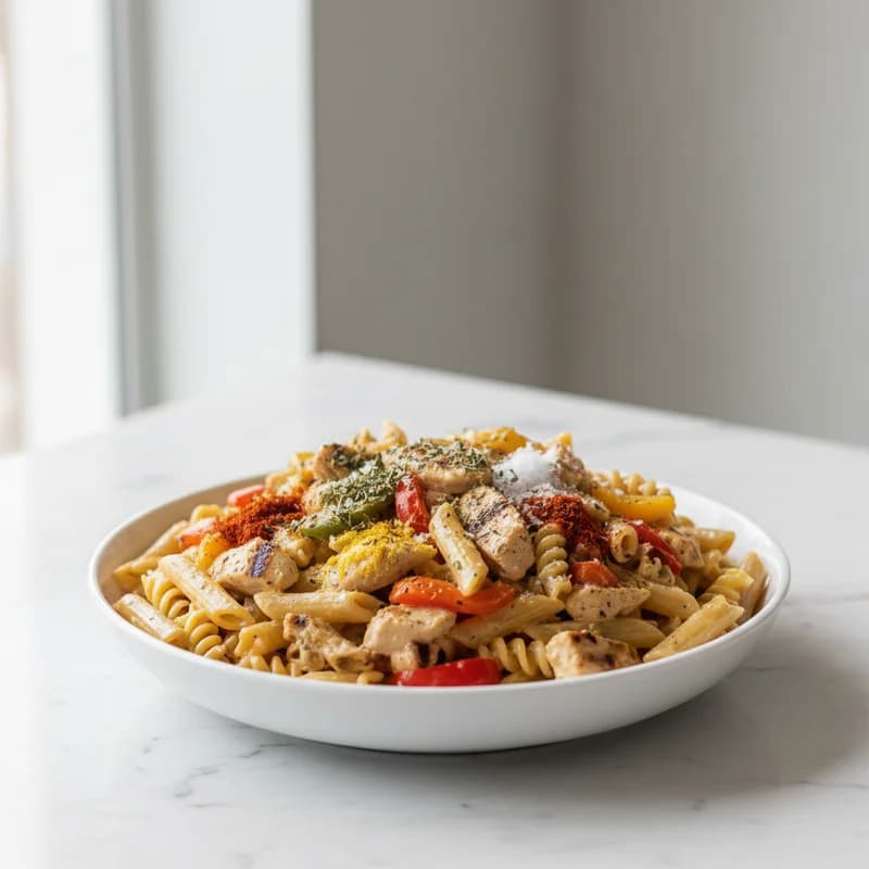 Lighter Cajun Pasta