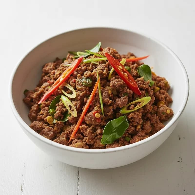 Fork Thai-style Dry Beef Curry